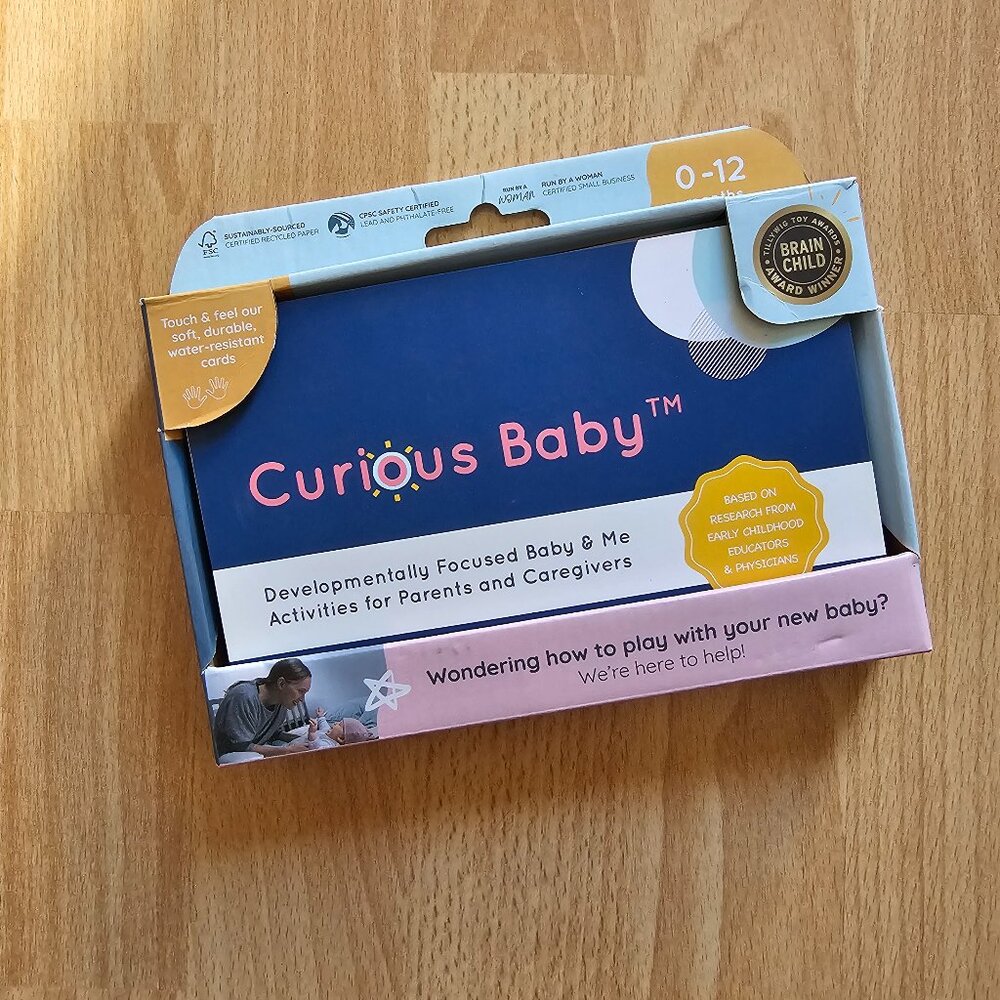 Curious Baby™ Award Winning Cards - 40+ Activities for Baby & Me (0-12 Months)